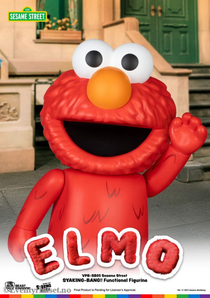 Sesame Street Syaking Bang Vinyl Piggy Bank Elmo 47 cm Home & Gifts