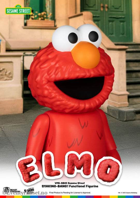 Sesame Street Syaking Bang Vinyl Piggy Bank Elmo 47 cm Home & Gifts