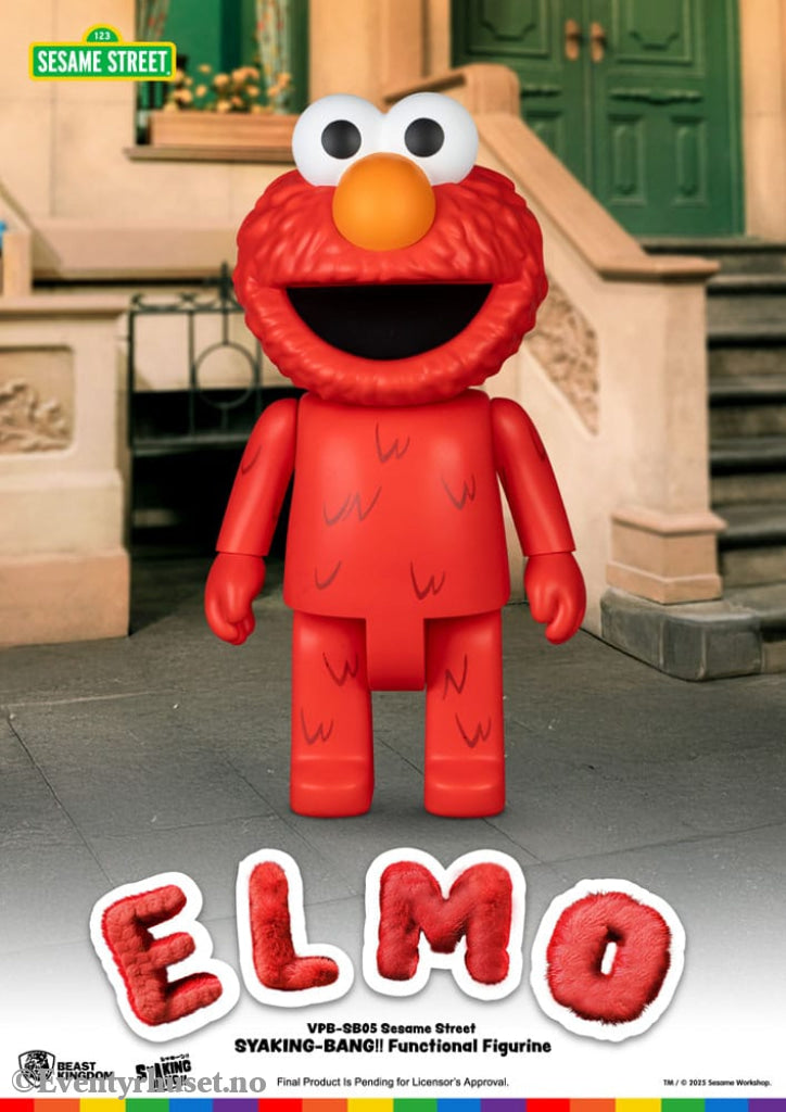 Sesame Street Syaking Bang Vinyl Piggy Bank Elmo 47 cm Home & Gifts