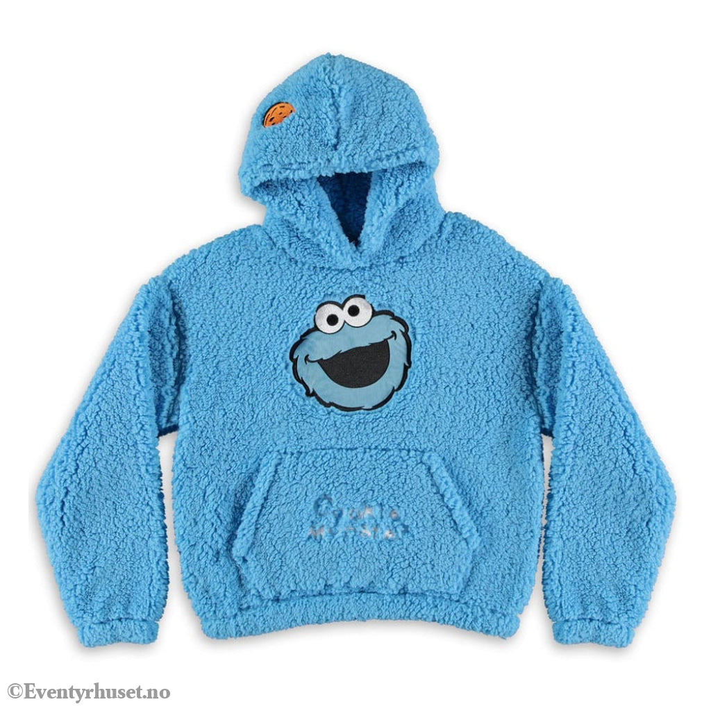 Sesame Street Teddy Hooded Sweater Cookie Monster Size S Fashion & Accessories