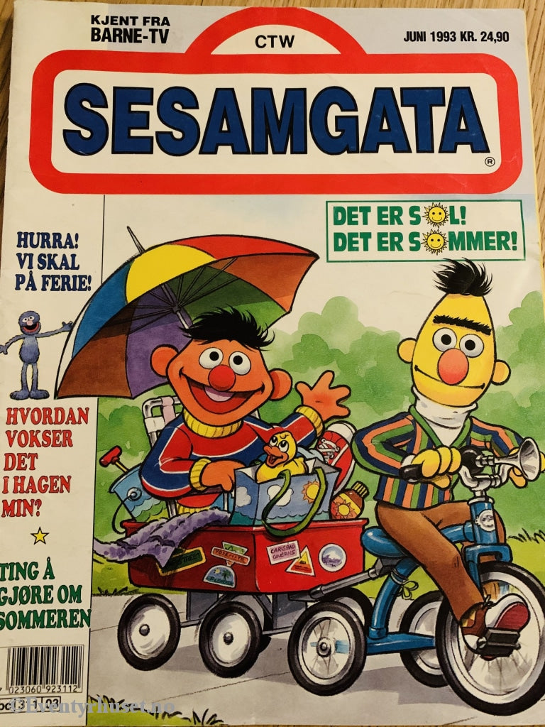 Sesamgata. 1993/06 (Sesam Stasjon). Tegneserieblad