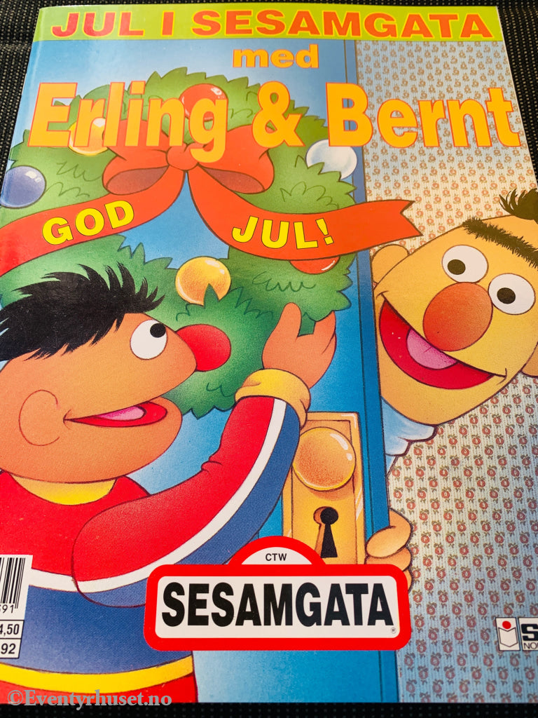 Sesamgata – Jul i Sesamgata med Erling & Bernt. 1992. Julehefte.