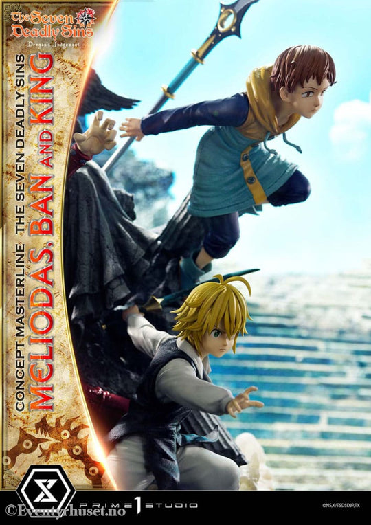 Seven Deadly Sins Concept Masterline Series Statue Meliodas Ban and King 55 cm Manga & Anime
