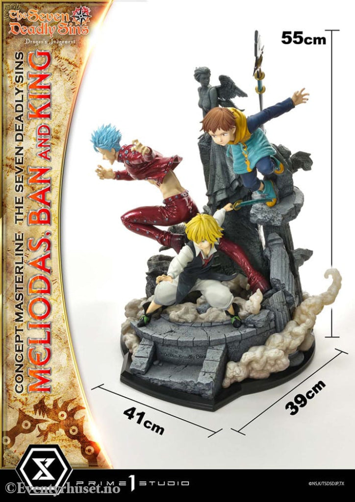 Seven Deadly Sins Concept Masterline Series Statue Meliodas Ban and King 55 cm Manga & Anime