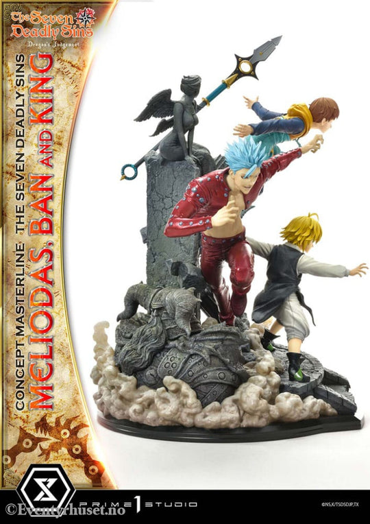 Seven Deadly Sins Concept Masterline Series Statue Meliodas Ban and King 55 cm Manga & Anime