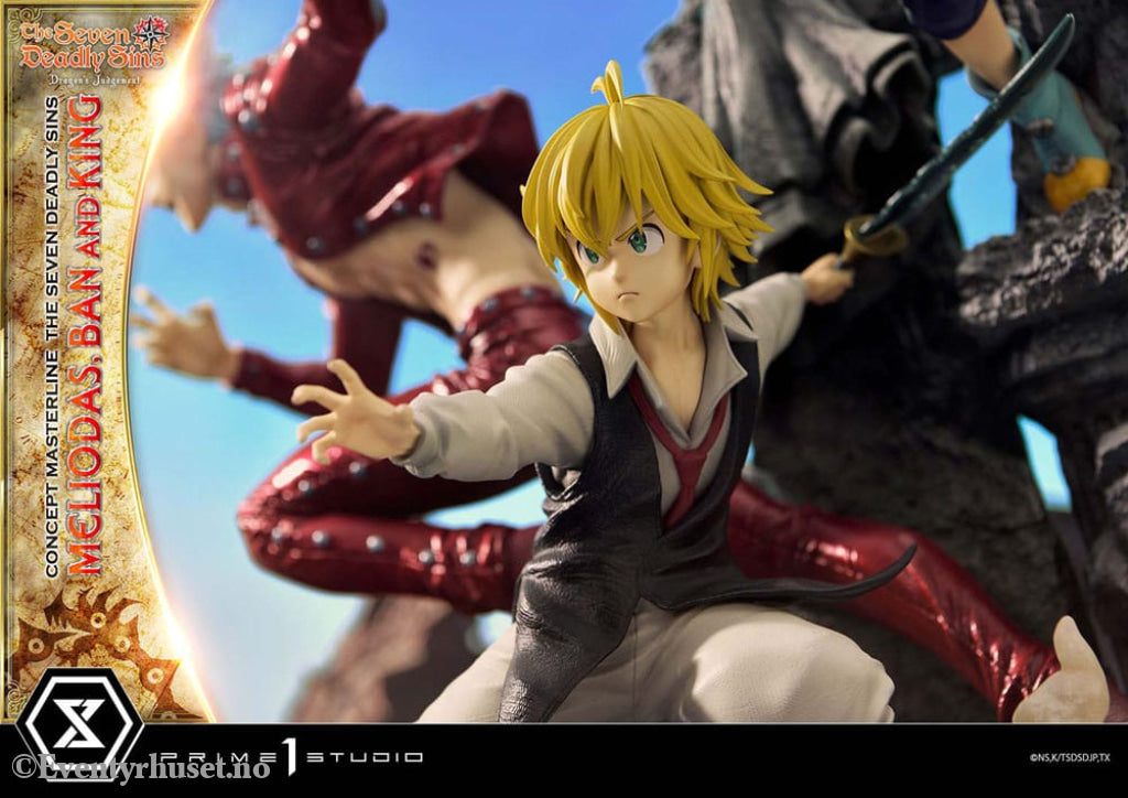 Seven Deadly Sins Concept Masterline Series Statue Meliodas Ban and King 55 cm Manga & Anime