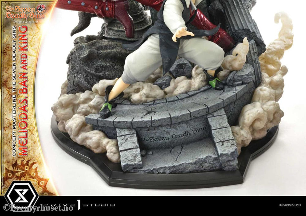 Seven Deadly Sins Concept Masterline Series Statue Meliodas Ban and King 55 cm Manga & Anime