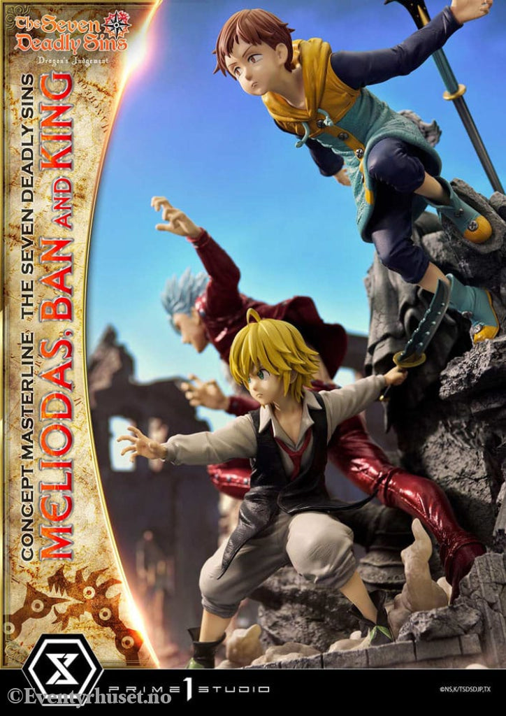 Seven Deadly Sins Concept Masterline Series Statue Meliodas Ban and King 55 cm Manga & Anime