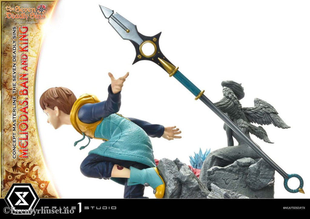Seven Deadly Sins Concept Masterline Series Statue Meliodas Ban and King 55 cm Manga & Anime