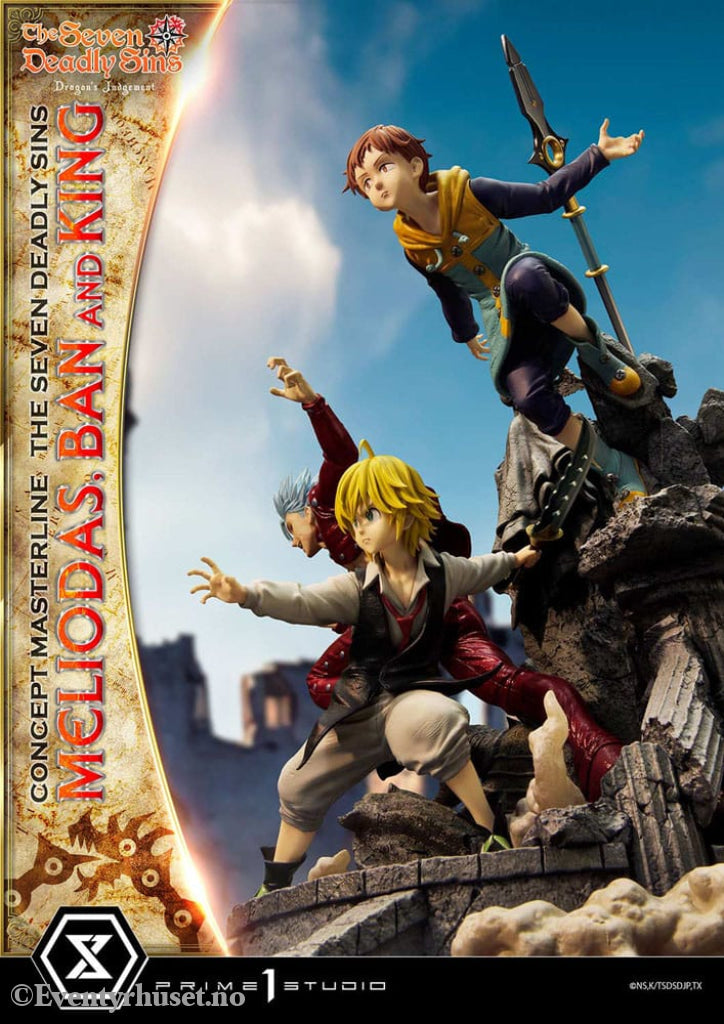 Seven Deadly Sins Concept Masterline Series Statue Meliodas Ban and King 55 cm Manga & Anime