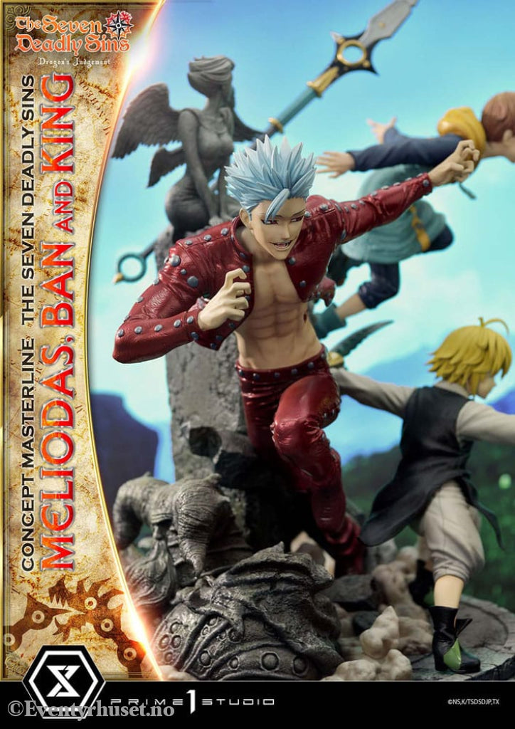 Seven Deadly Sins Concept Masterline Series Statue Meliodas Ban and King 55 cm Manga & Anime