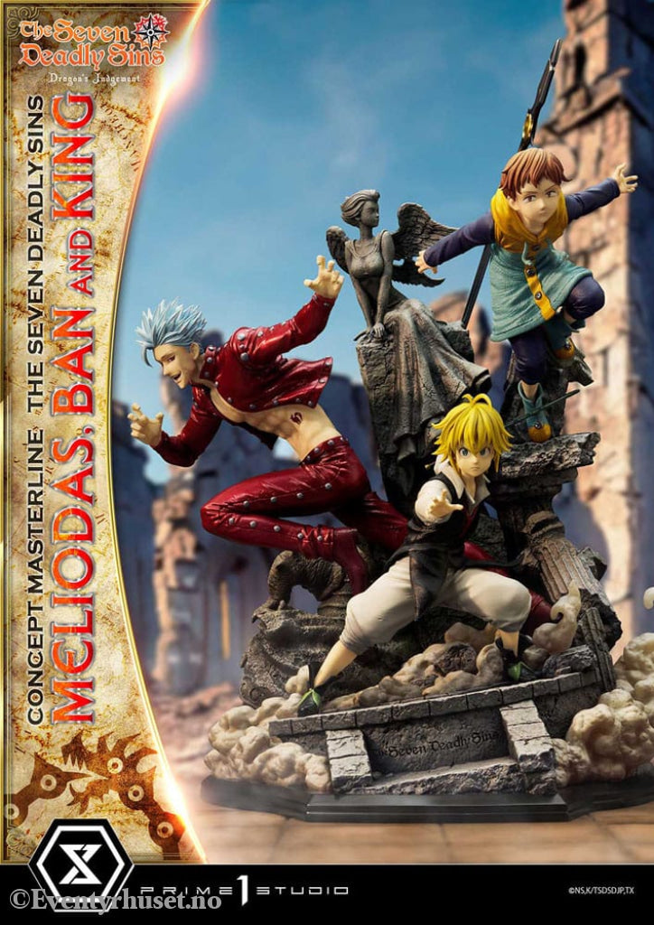 Seven Deadly Sins Concept Masterline Series Statue Meliodas Ban and King 55 cm Manga & Anime