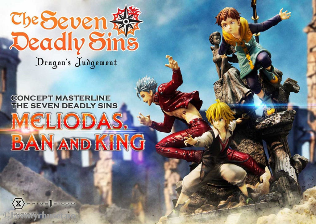 Seven Deadly Sins Concept Masterline Series Statue Meliodas Ban and King 55 cm Manga & Anime