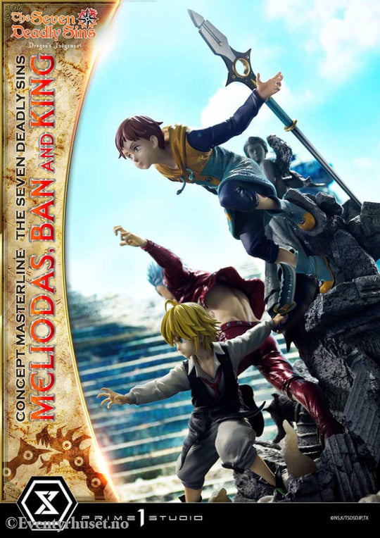 Seven Deadly Sins Concept Masterline Series Statue Meliodas Ban and King 55 cm Manga & Anime