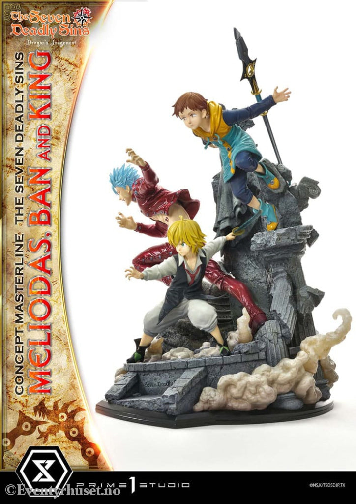 Seven Deadly Sins Concept Masterline Series Statue Meliodas Ban and King 55 cm Manga & Anime