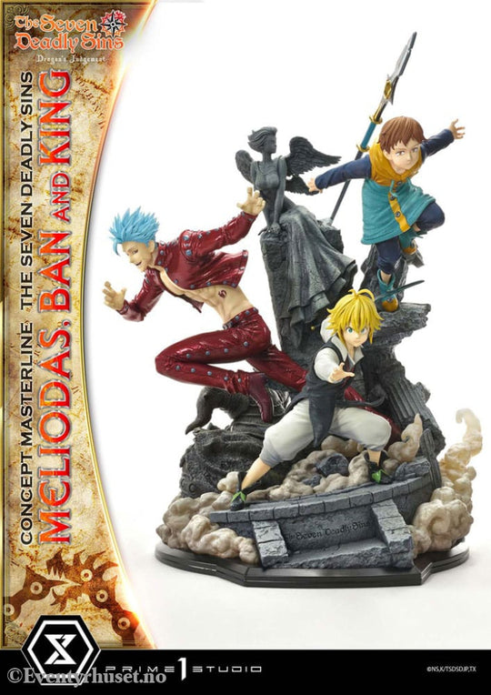 Seven Deadly Sins Concept Masterline Series Statue Meliodas Ban and King 55 cm Manga & Anime