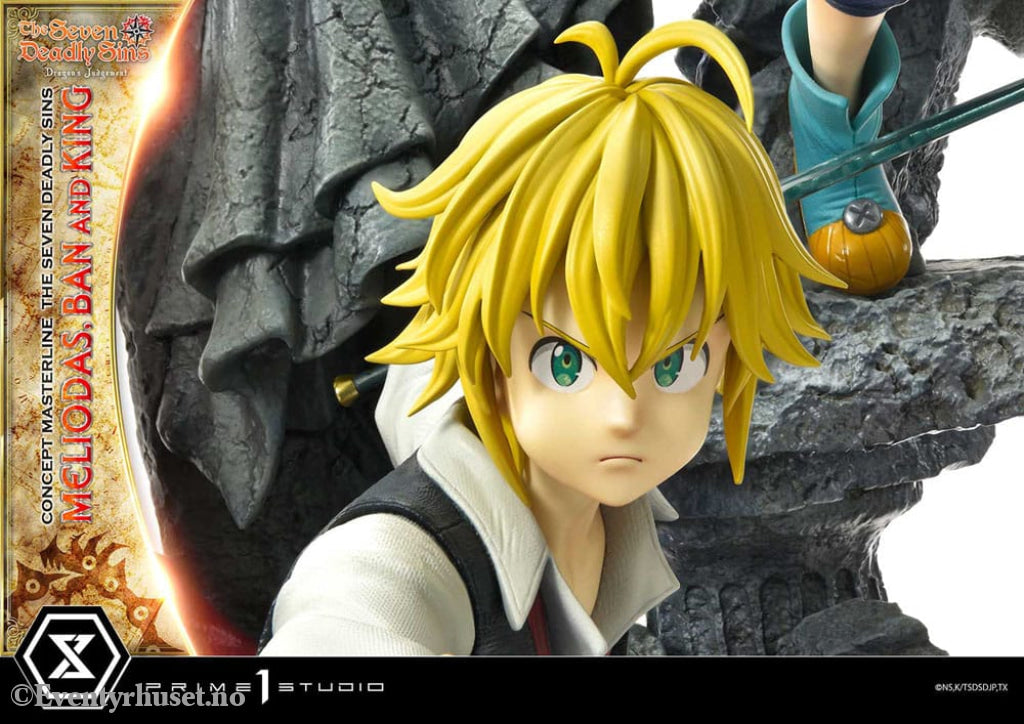 Seven Deadly Sins Concept Masterline Series Statue Meliodas Ban and King 55 cm Manga & Anime