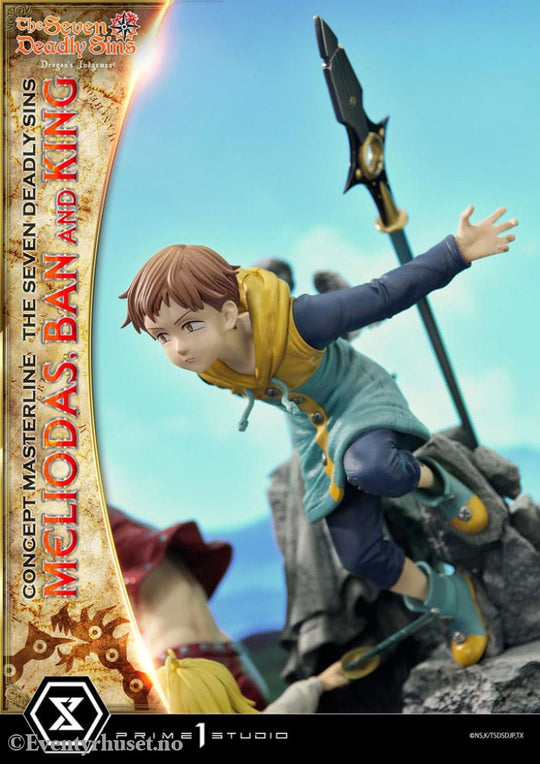 Seven Deadly Sins Concept Masterline Series Statue Meliodas Ban and King 55 cm Manga & Anime