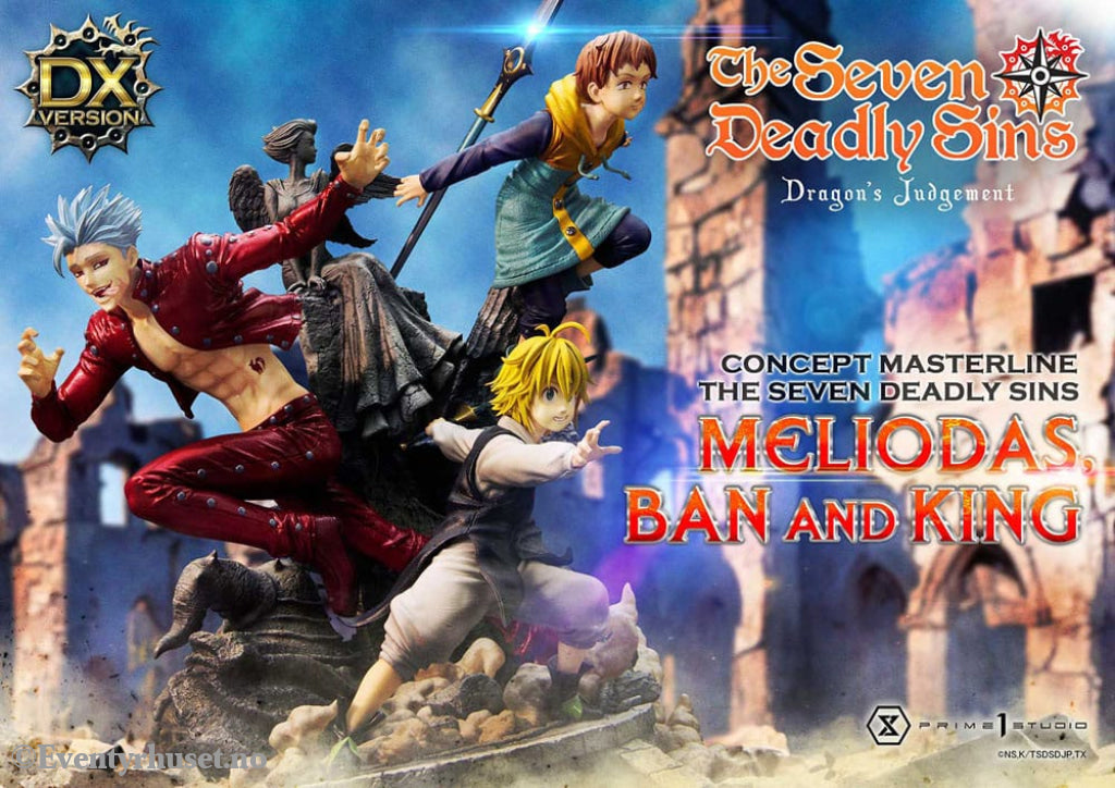 Seven Deadly Sins Concept Masterline Series Statue Meliodas Ban and King Deluxe Version 55 cm Manga & Anime