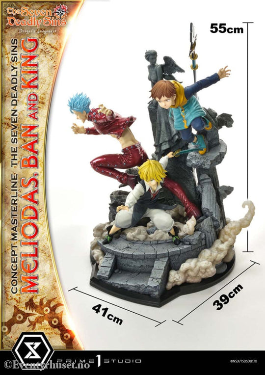 Seven Deadly Sins Concept Masterline Series Statue Meliodas Ban and King Deluxe Version 55 cm Manga & Anime