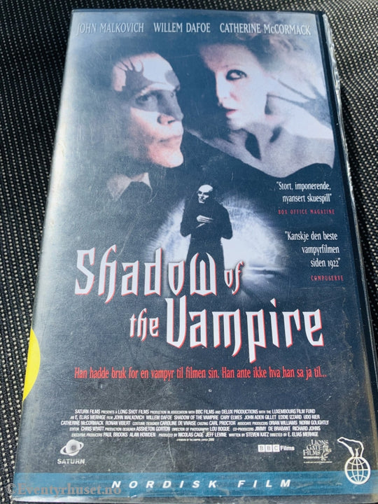 Shadow Of The Vampire. 2000. Vhs. Vhs