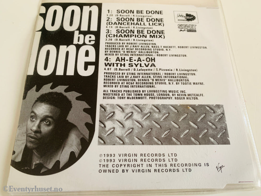 Shaggy (1993) - Soon Be Done - CD singel