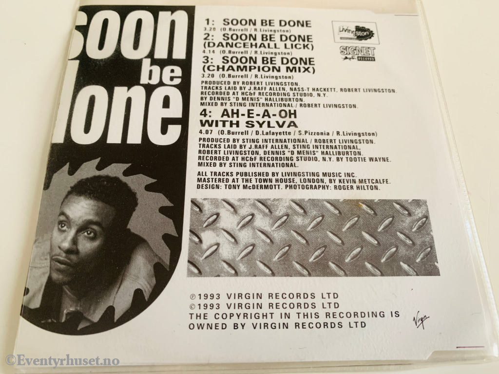 Shaggy (1993) - Soon Be Done - CD singel