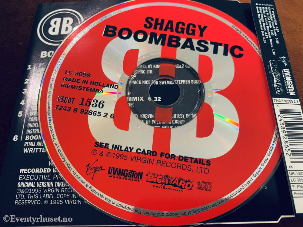 Shaggy. 1995. Boombastic. Cd. Cd