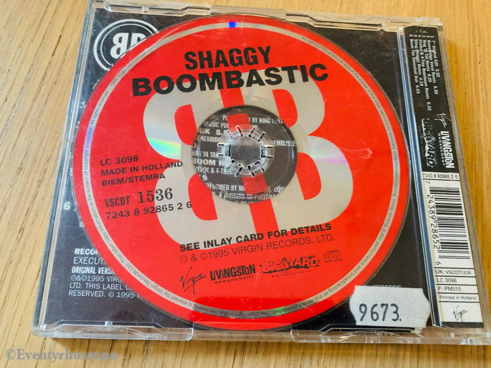 Shaggy. 1995. Boombastic. Cd. Cd