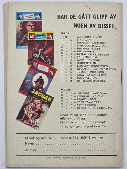 Sheriff, Nr. 6 1972. Falske penger. Hefte.