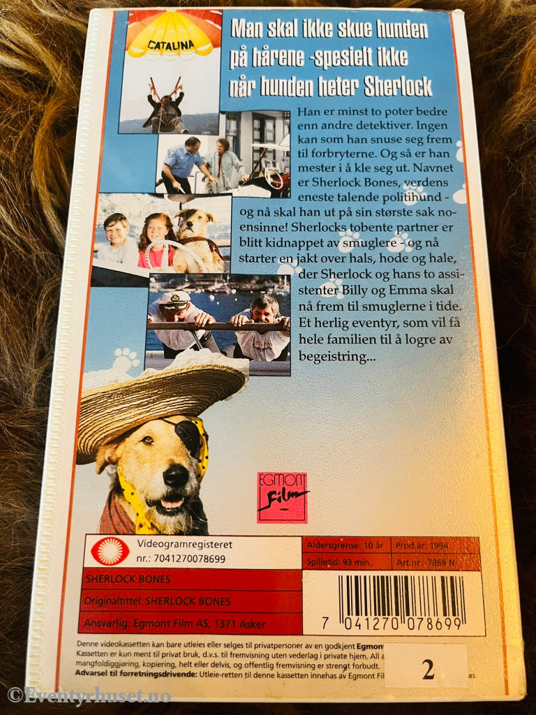 Sherlock Bones. 1994. Vhs. Vhs