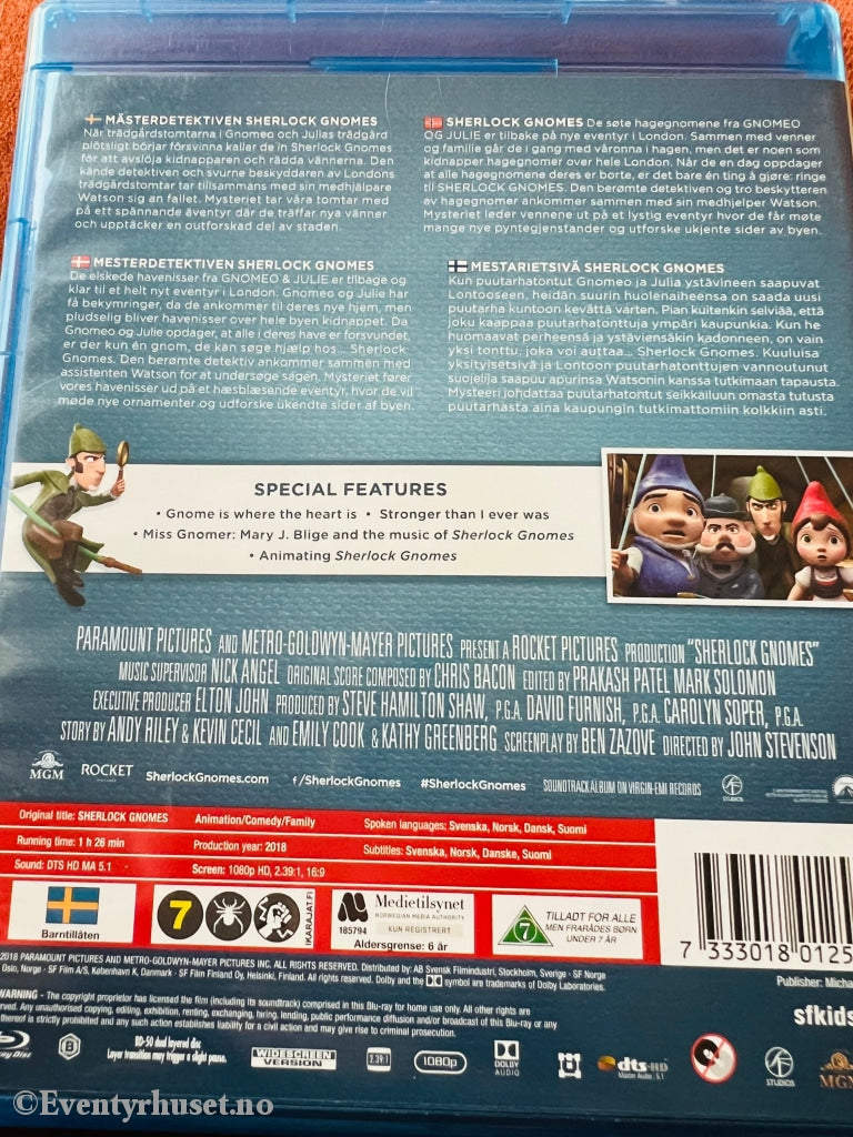 Sherlock Gnomes. Blu-Ray. Blu-Ray Disc