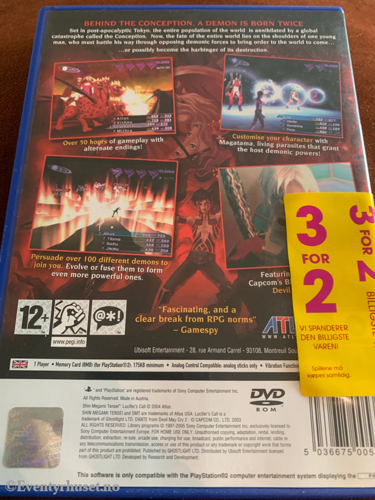 Shin Megami Tensei: Lucifer's Call . PS2