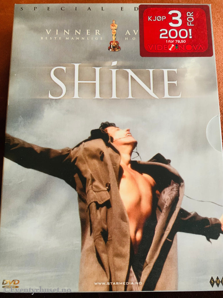 Shine. 1996. Dvd Slipcase.