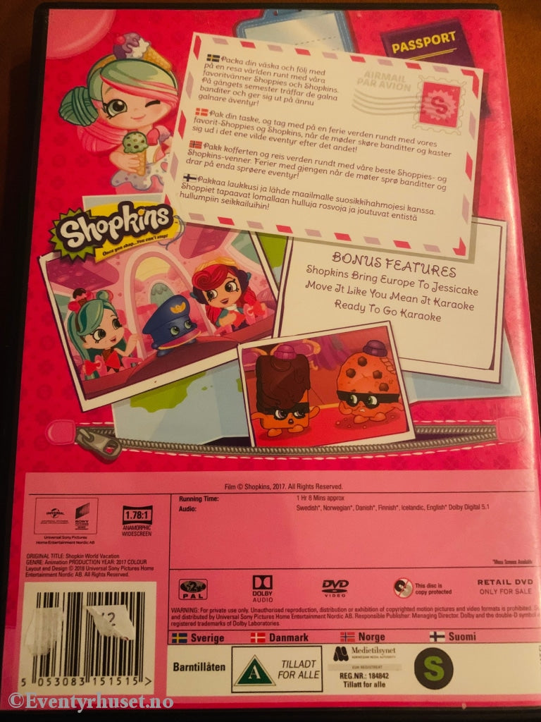 Shopkins - World Vacation. 2017. Dvd. Dvd