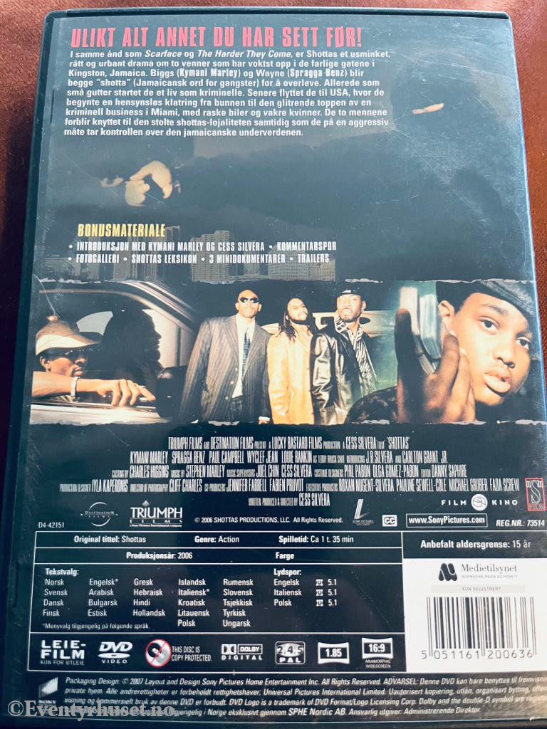 Shottas. 2006. Dvd Leiefilm.