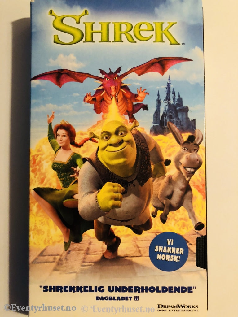 Shrek. 2001. Slipcase. Vhs. Vhs