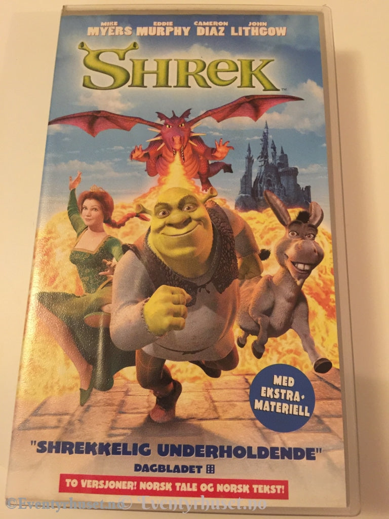 Shrek. 2001. Vhs. Vhs