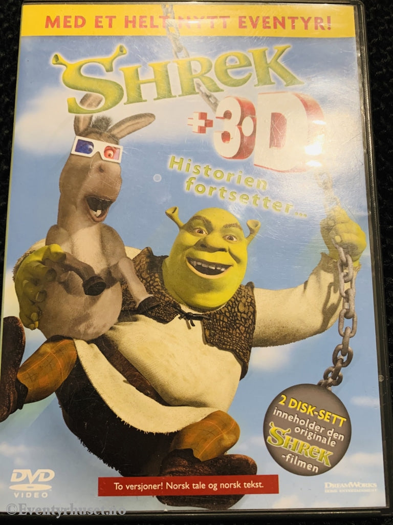 Shrek 3D. 2004. Dvd. Dvd