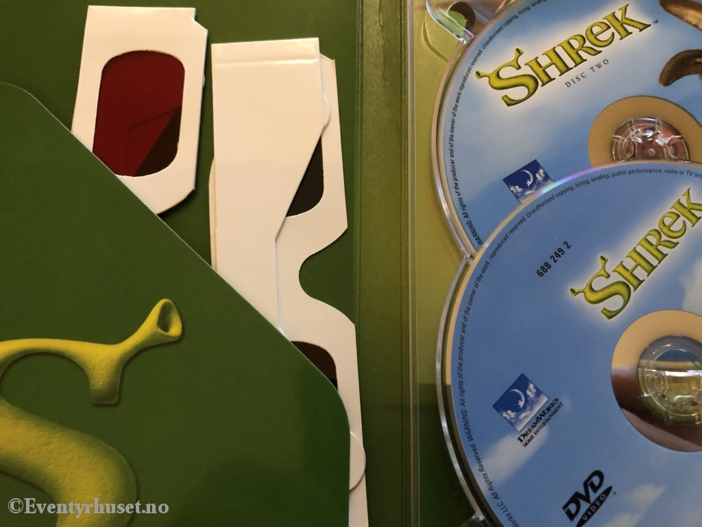 Shrek. 5 Disk Samleutgave. Dvd Samleboks.