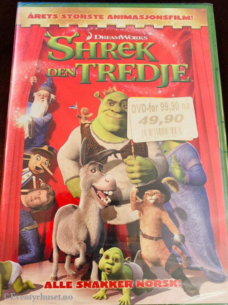 Shrek Den Tredje. Dvd. Ny I Plast! Dvd