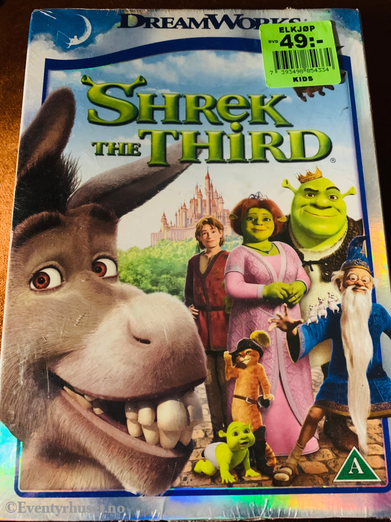 Shrek Den Tredje. Dvd Slipcase. Ny I Plast!