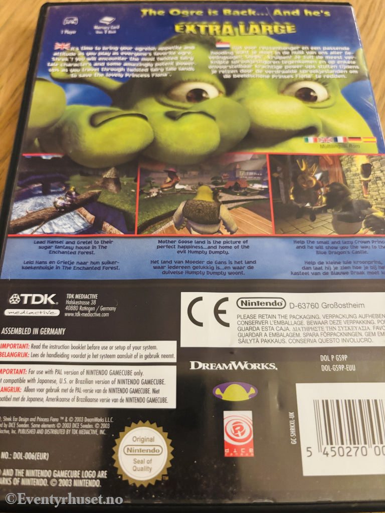 Shrek Extra Large . Nintendo GameCube.