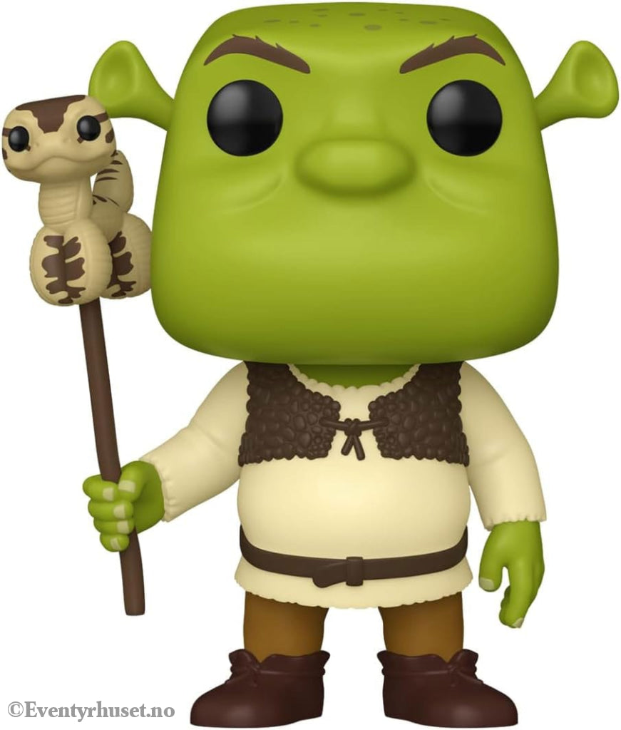 Shrek POP! Movies Vinyl Figure 30th Anniversary Shrek w/Snake 9 cm Collectibles