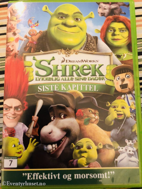 Shrek. Siste Kapittel. 2010. Dvd. Dvd