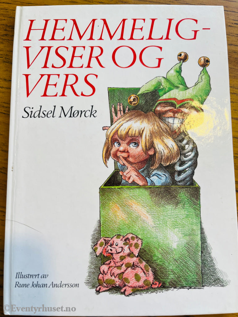 Sidsel Mørck. 1984. Hemmeligviser og vers. Bok.