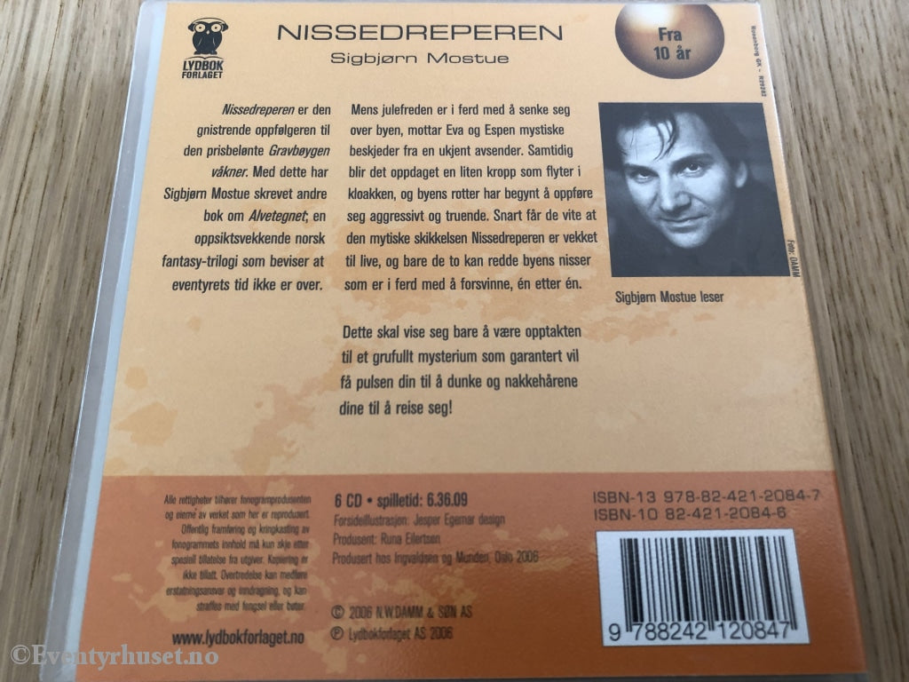 Sigbjørn Mostue. 2006. Alvetegnet. Nissedreperen. Lydbok På 6 Cd.