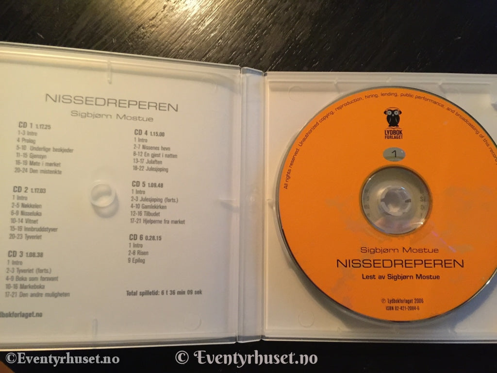 Sigbjørn Mostue. 2006. Nissedreperen. Lydbok