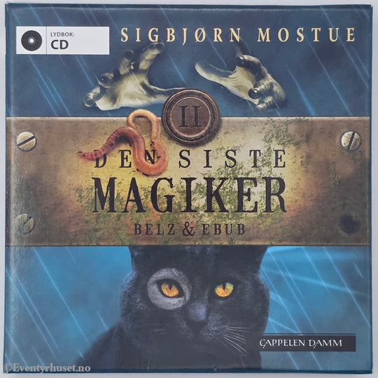 Sigbjørn Mostue. 2011. Den siste magiker 2: Belz & Ebub. Lydbok på CD. Scanbox / Egmont Film