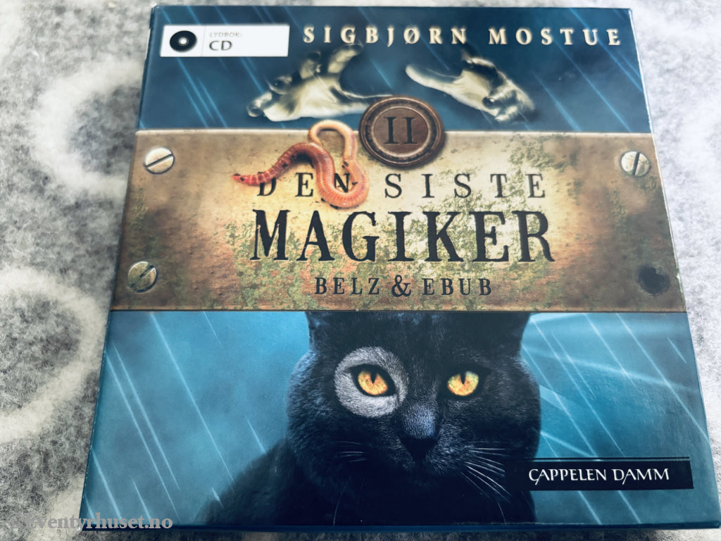 Sigbjørn Mostue – Den siste magiker II: Belz & Ebub. Lydbok på CD.